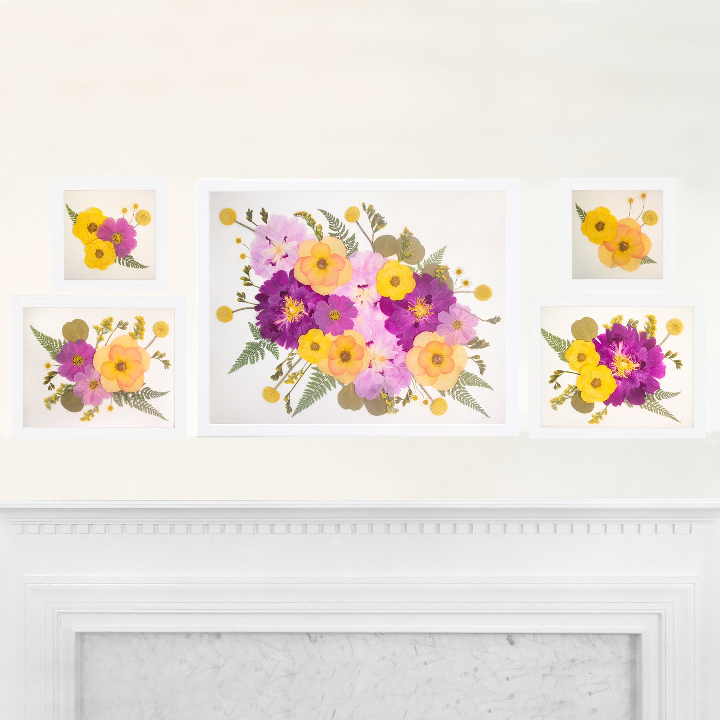 Gallery - Set of one 16x20, two 6x6, two 8x10